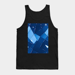 Jewel Pattern - Blue Sapphire, for a bit of luxury in your life! #2 Tank Top